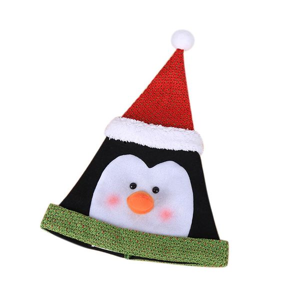 

christmas day lovely cartoon hats kids cloth christmas hat kids children headwear decor xmas gift