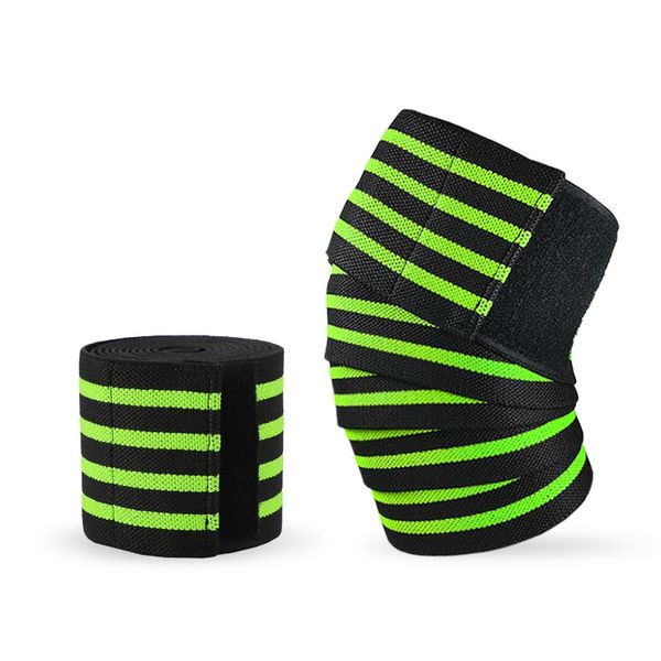 

men women elastic knee support durable wear-resistant gym sports wraps weight lifting bandage straps guard pads ankle leg knee, Black;gray