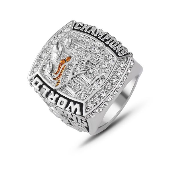 

2015 wild horse championship ring,old version ring, Golden;silver