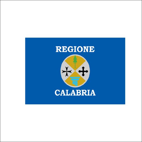 

90*150cm italy states flag of calabria 3*5ft polyester flag banner decoration flying indoor and outdoor flag festive gifts