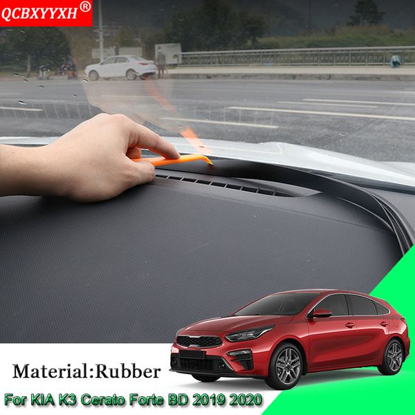 Car Anti Noise Soundproof Dustproof Car Dashboard Windshield Sealing Strips Accessories For Kia Cerato Forte Bd 2019 2020 Car Interior Styling Car