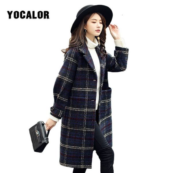 

new wool blends woollen female overcoat windbreaker manteau femme hiver winter autumn long coat women parka coats cape cloak uk, Black