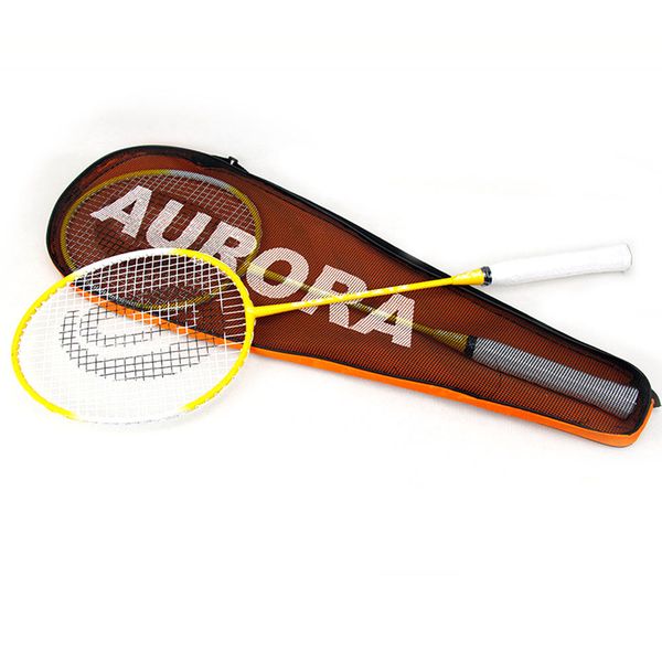 

ferroalloy nylon game sports badminton racket lightweight school professional toys sporting goods