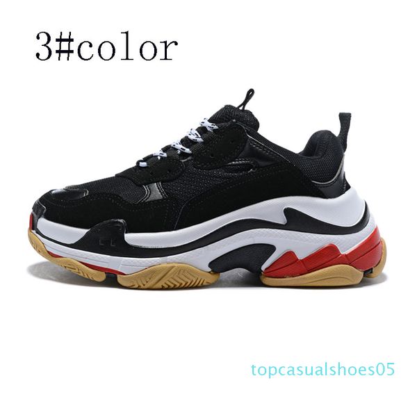 

2020 new designer shoes fashion paris 17 fw casual of triple s sneaker mens women black pink white sports sneakers size 36-45 t05