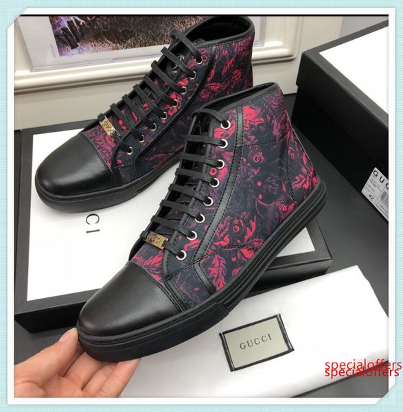 

новые туфли [подлинный box] мода stud камуфляж кроссовки обувь обувь мужчины flats luxury дизайнерские кроссовки повседневная обувь марки, Black