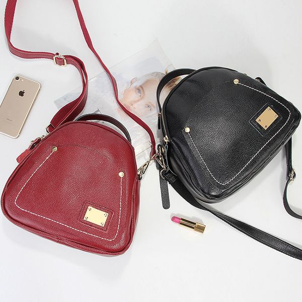 

2020 new korean style fashion cowhide leather female bag shoulder bag handbag crossbody