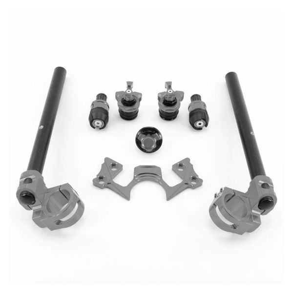 

adjustable handlebars clip on bar ends fork adjusters yoke nut guard pad set for handlebars clip set