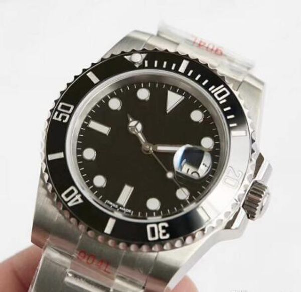 

Luxury Мужские часы бренда Top V8 904L ETA 2836 автоматические механические часы черный кера
