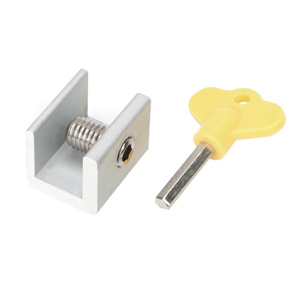 Door window lock restrictor aluminum kid security window limit safety keylock/'