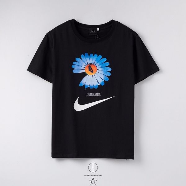 

brand men's t-shirt printed cotton designer short sleeve fashion brand designer brand short sleeve designer t-shirt, White