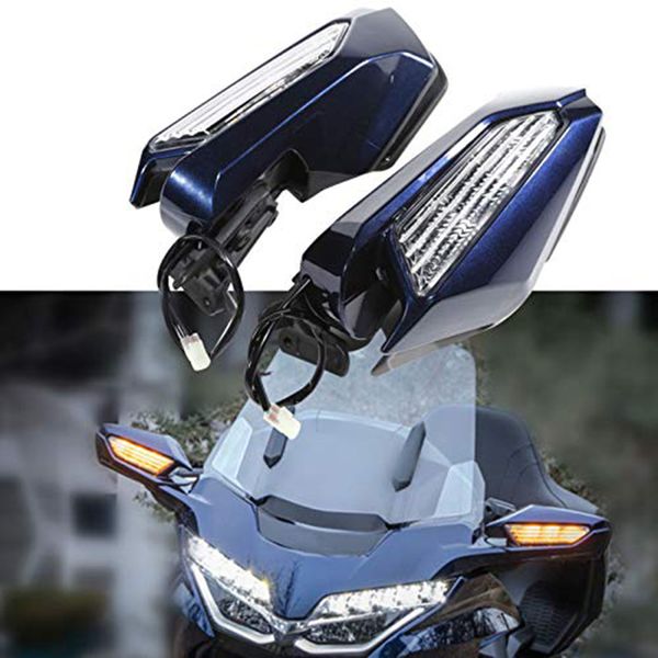 

motorcycle motorbike rear view mirror turn signal led for goldwing gl1800 2018