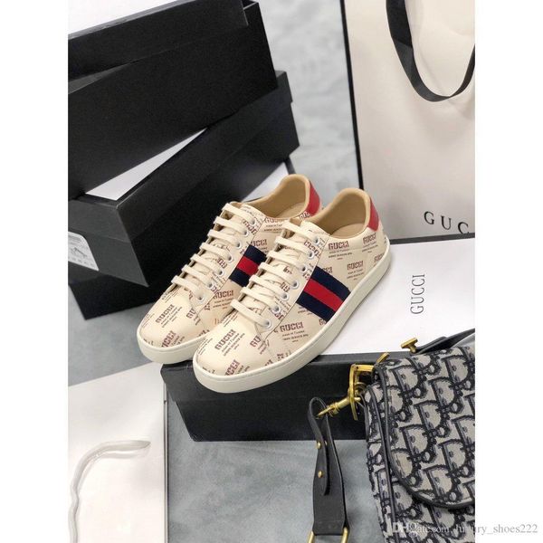 

size 35-45, with original box, low-flat-bottomed ace embroidered sneakers, r brand casual sneakers, stylish flat-bottomed com