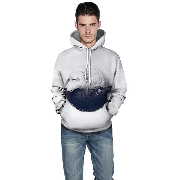 

2020 fashion 3d print hoodies sweatshirt casual pullover autumn winter streetwear outdoor wear women men hoodies 21303, Blue;black
