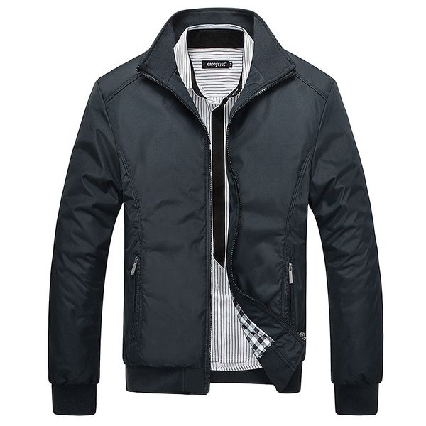 

drop shipping men's jackets casual jacket coat spring black 5xl regular slim jacket coat for male 2020 new clothing, Black;brown