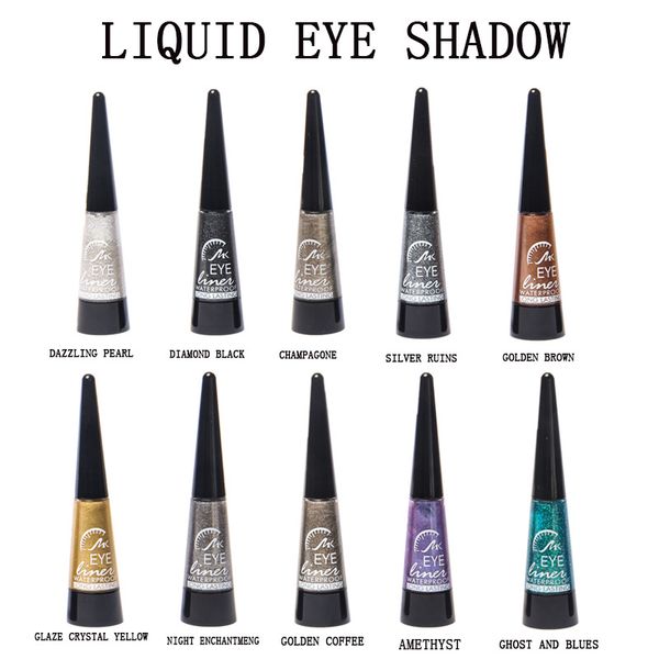 

новый 2019 pearl eye fluid прочный легкий цветной однотонный цвет теней для век макияж косметика