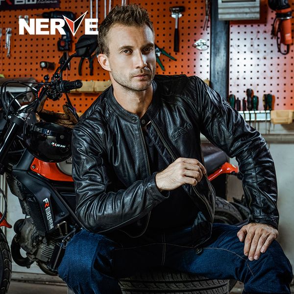 

new retro classic motorcycle streetwear cow goat leather jackets slim male motor riding jacket men's motorbike leather clothes