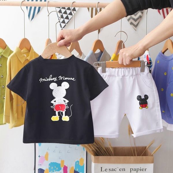

suit 2020 wear cartoon casual short children's children's sleeve two-piece suit for boys and girls