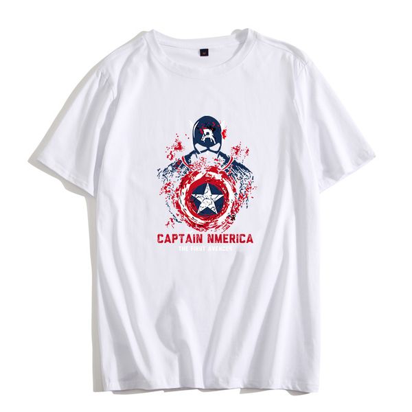 

2020 summer new factory direct men's t-shirt cotton round neck short sleeve large loose casual clothes r1219, White;black