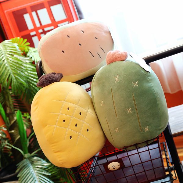 

Software down Cotton Pillow Creative Artificial Strawberry Pineapple Sofa Cushion Plush Toy Gift