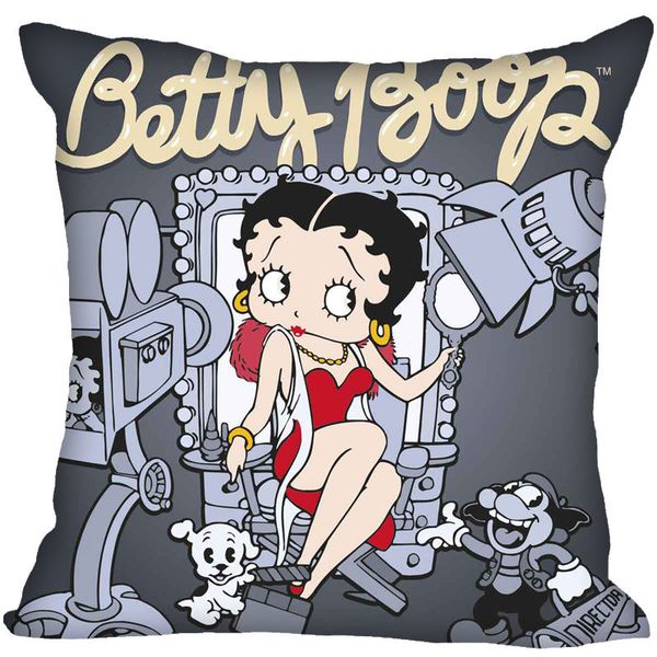

аниме betty boop прямоугольник подушка обложка размер 35x35cm 40x40cm (одна сторона) печать на молнии полиэстер хлопок наволочка