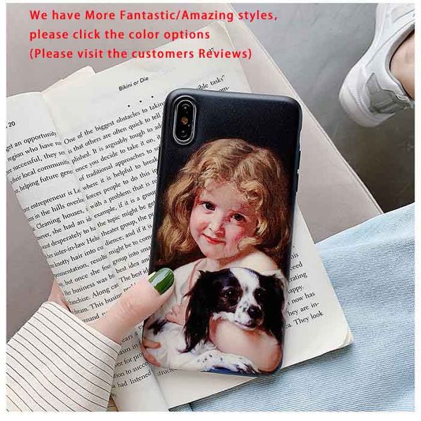 

case retro styles for iphone 11promax/11pro/11 x xr xs mas popular phone cases girls and boys print case cute couple tpu back cover