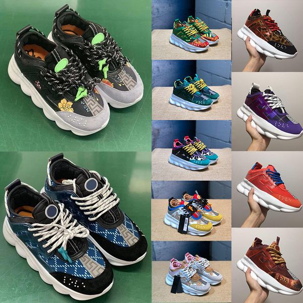 

2019 chain reaction men de igner hoe luxury camouflage now leopard men women lover platform neaker trainer ca ual hoe