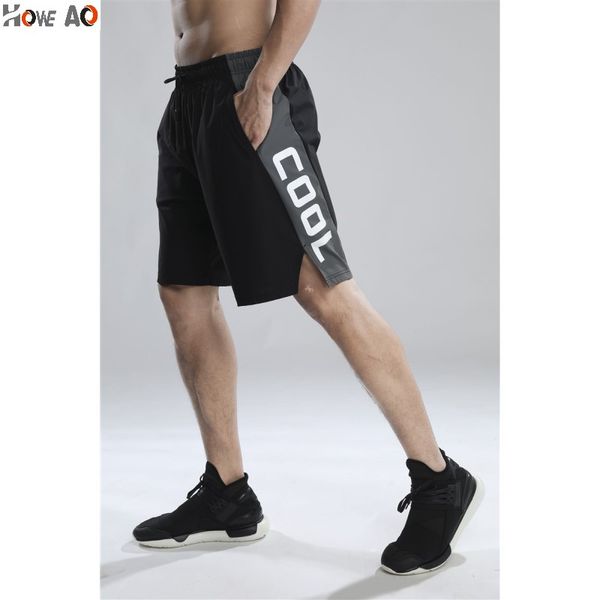 

howe ao men sports running shorts with pocket training soccer tennis workout gym breathable quick dry jogging cool shorts, Black;blue