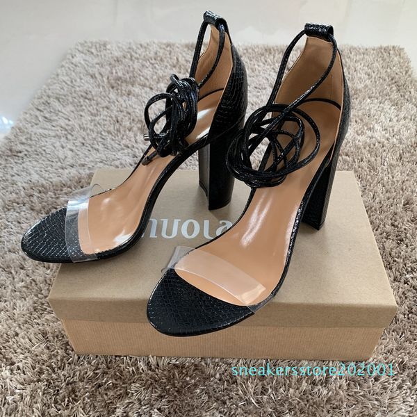 

2020 summer woman sandals cross strap high heel shoes women peep toe high heels pumps ladies party wedding pump shoe s01, Black