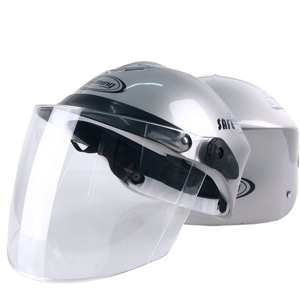 

summer men and women electric car helmet motorcycle riding anti-uv goggles summer visor helmet sun protection half rain