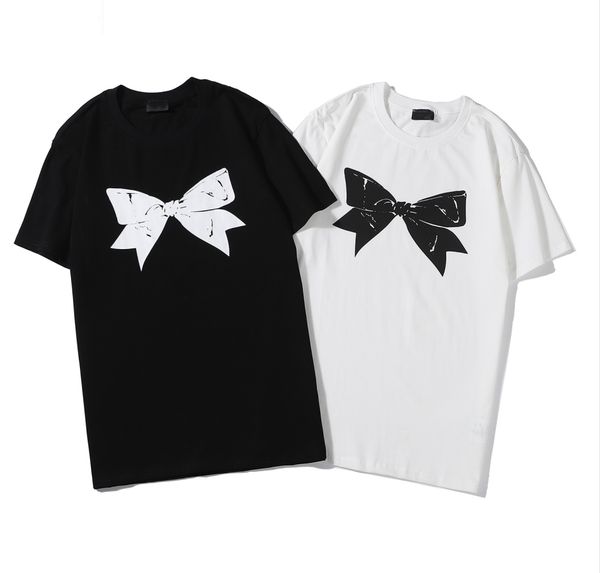 

2020 women designer t shirt summer casual ladyloose tees letters print round neck short sleeves cotton blend luxury s-2xl, White