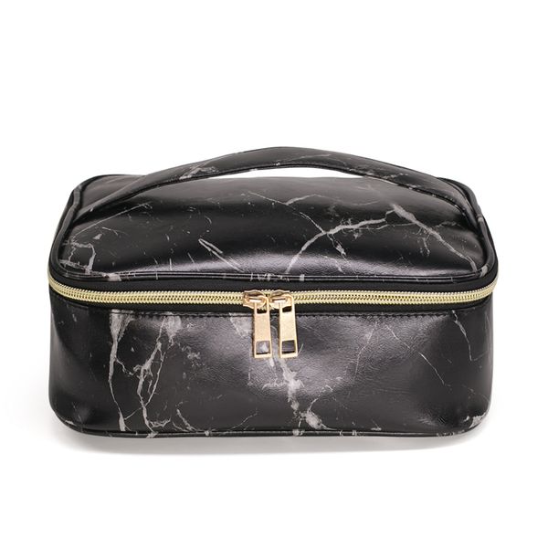 

travel organizer cosmetic bag women portable marble makeup tote beauty wash necessity brush case toiletry storage