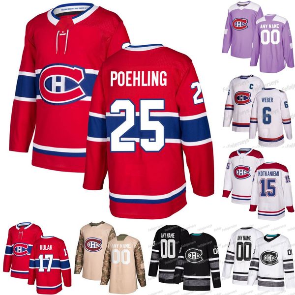 

25 ryan poehling montreal canadien thomp on carey price hea weber dale wei e je peri kotkaniemi max domi chri tian folin kulak jer ey