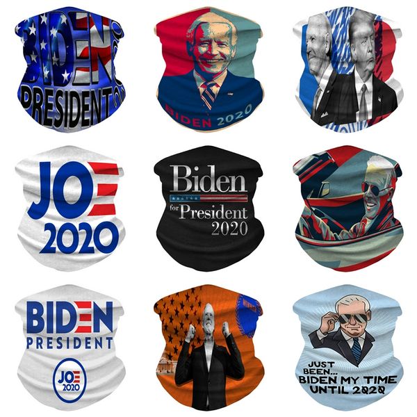 

новый флаг сша магия headbiden маска бандана велоспорт маски голова шеи байден маска ветрозащитный спорт камуфляж маска для лица с filteret2, Black