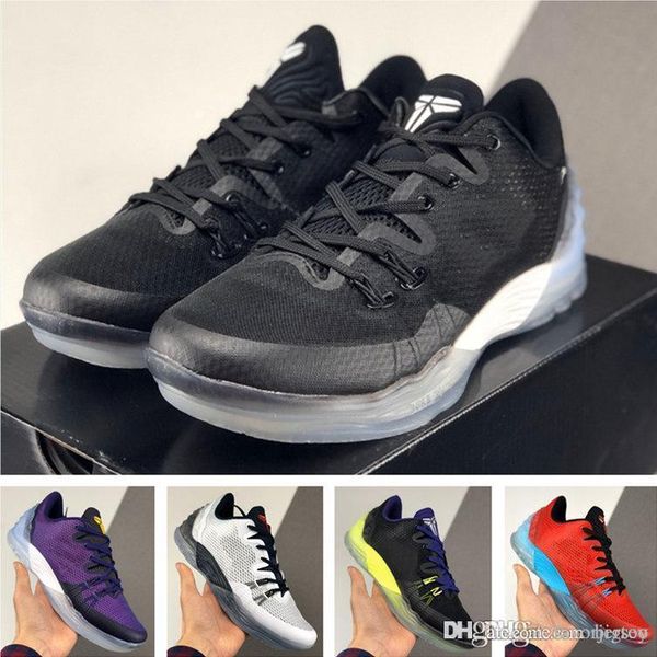 

2020 wholesale arrival venomenon 5 derozan white red purple luxury basketball shoes for mens weave venom 5s ep sports sneakers
