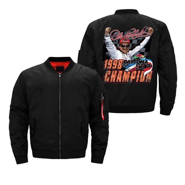 

thick bomber jacket men team customized print popular classic outdoor warm coat hunting camping waterproof winter, Black;brown