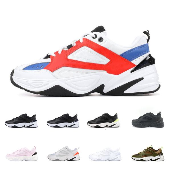 

2019 men women running shoes triple black m2k tekno 2k creamy white race red royal blue designer sports sneakers mens trainer 36-45
