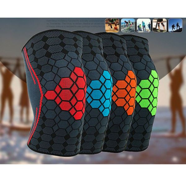 

sports knee pad crashproof antislip basketball leg long sleeve protector gear**, Black;gray
