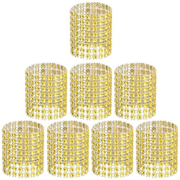 

rhinestone napkin ring napkin net decoration wedding party birthday products suitable for placement, wedding reception, dinner