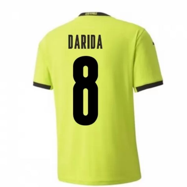 

2020 czech republic soccer jerseys futbol camisas czech republic football camisetas shirt kit maillot maglia, Black;yellow