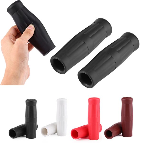 

1 pair 1"-7/8" universal motorcycle bike vintage classic handlebar hand grips bar black