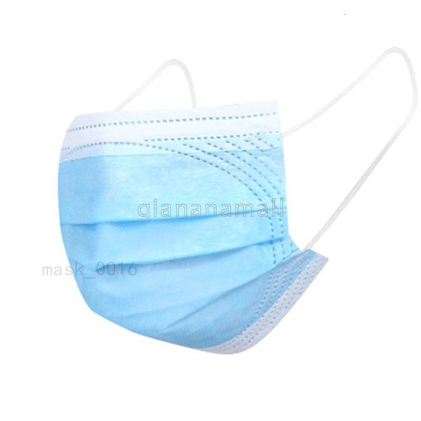 

1pcs disposable 5 face masks 5 1pcs disposable 3 layers dustproof mask facial cover masks set dust mask 25pcs=1bag hot