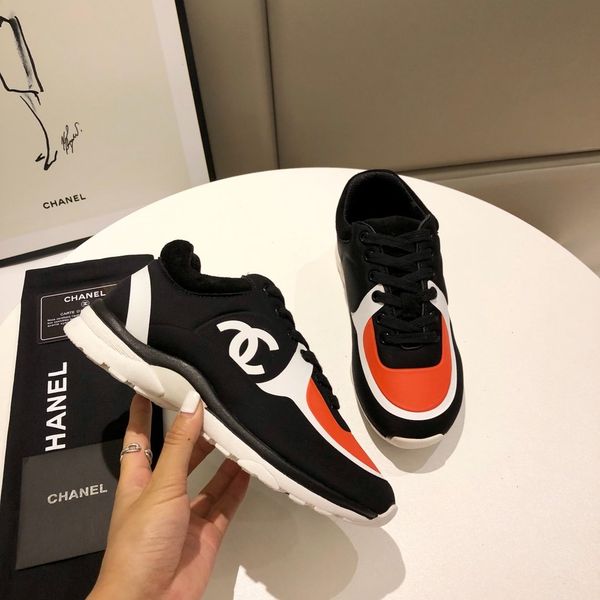 

2020 new fashion wild sports shoes couple casual shoes lace shoe box dhl spot 02, Black