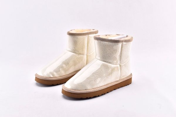 

women boots suede winter waterproof boots australia wool shoe women men's classic boots newm series straps casual warm mini boot with b, Black