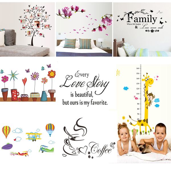 

1pcs art words quote wall sticker kids rooms decor funny wall decals animals wallpaper mural beauty sticker home decoration