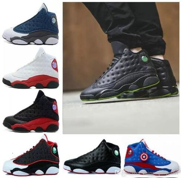 

13 13s mens basketball shoes phantom chicago gs black cat flints bred brown olive wheat dmp ivory grey men sports sneakers with box