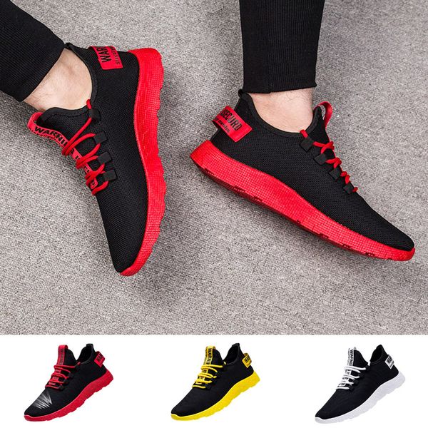 

onto-mato brand new men's flying weaving le running shoes tourist shoes leisure sports dropshipping turnschuhe sneakers, Black