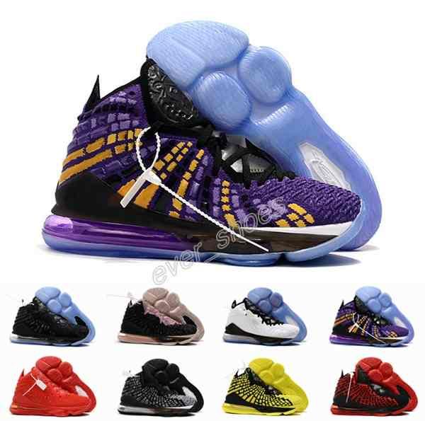 

2019 new lebrons 17 17s red black basketball shoes for men women designer classic outdoor shoes james mens trainers sports sneakers 7-12