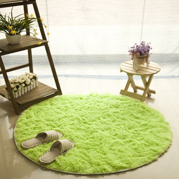 

anti-slip faux fur area rug big round floor carpets for living room bathroom circle mat rug home textile soft carpet alfombras
