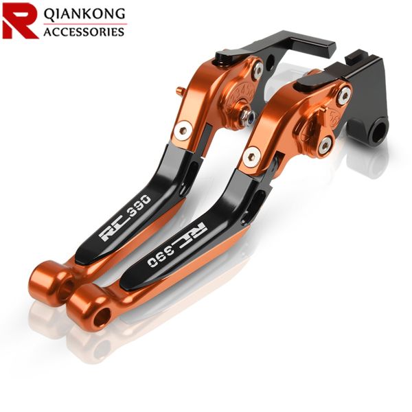 

for rc390 2013-2016 2014 2015 cnc motorcycles adjustable folding extendable brake clutch levers with rc390 logo
