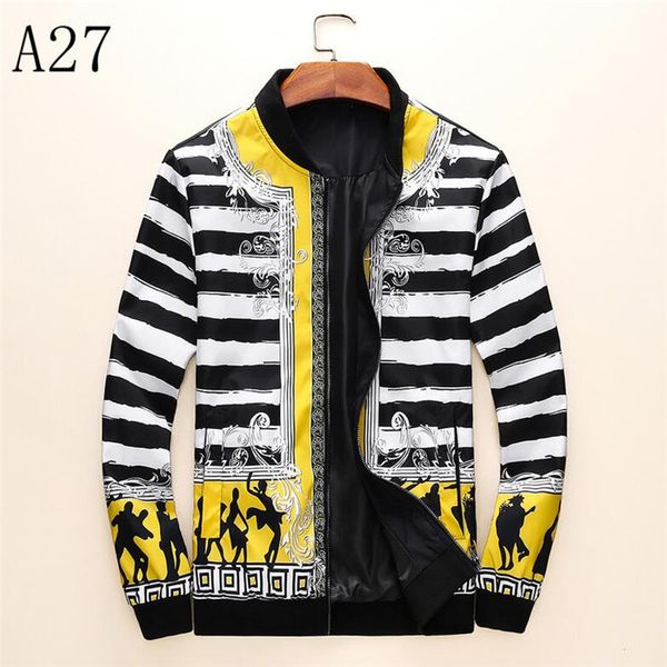 

autumn sports outdoor windbreaker with zipper luxury men's fashion long sleeve men's and women's designers jacket 13, Black;brown